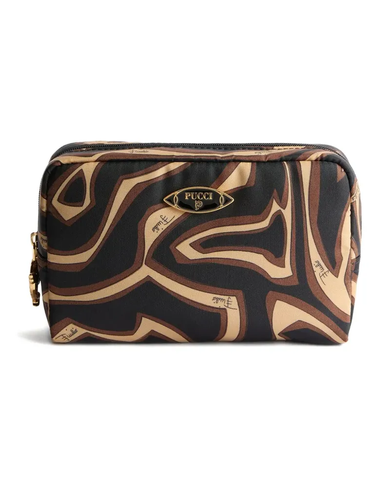 Emilio Pucci Kleine Yummy Kosmetiktasche - Schwarz Schwarz