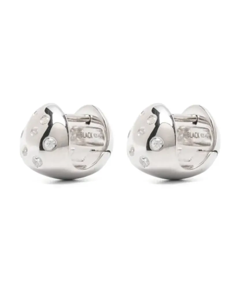 Maria Black Flynn Popcorn embellished earrings - Silber Silber