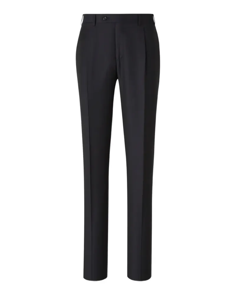 Canali Klassische Hose - Schwarz Schwarz