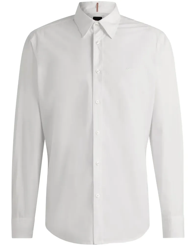 HUGO BOSS Klassisches Hemd - Weiß Weiß