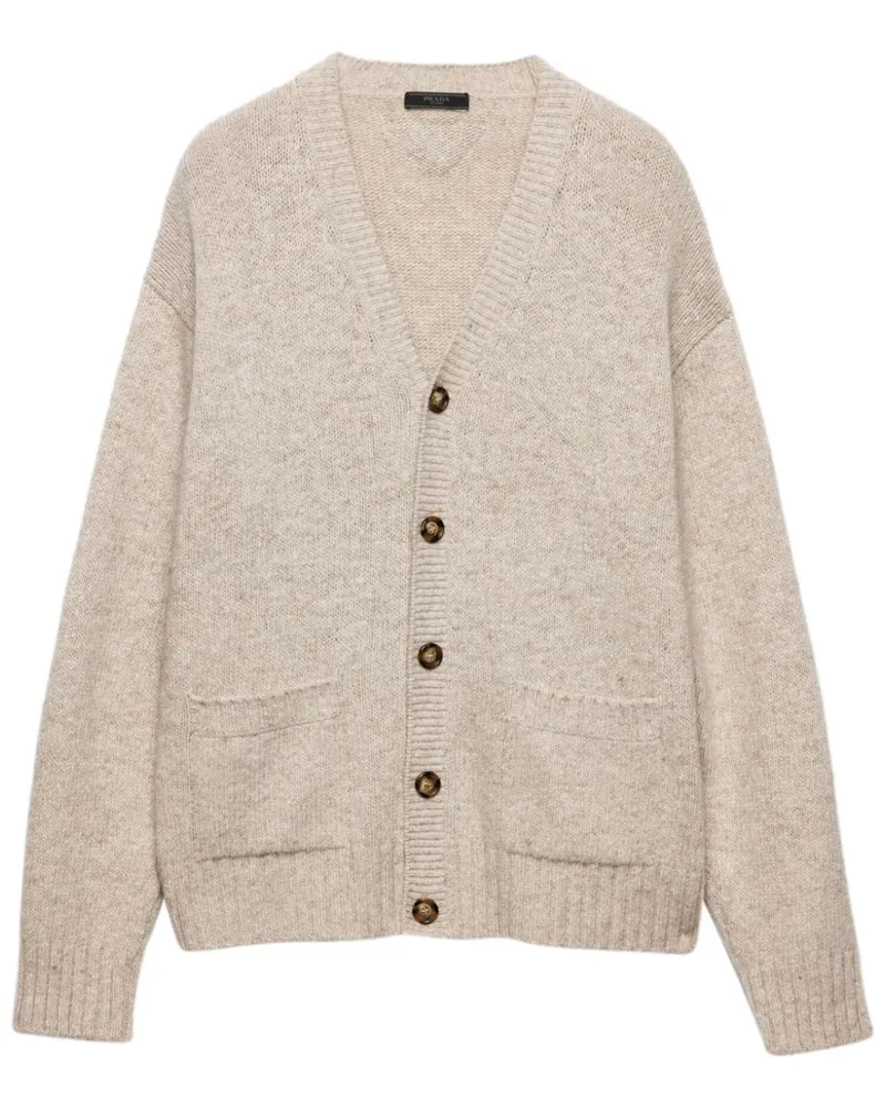 Prada Cardigan aus Kaschmir - Nude Nude