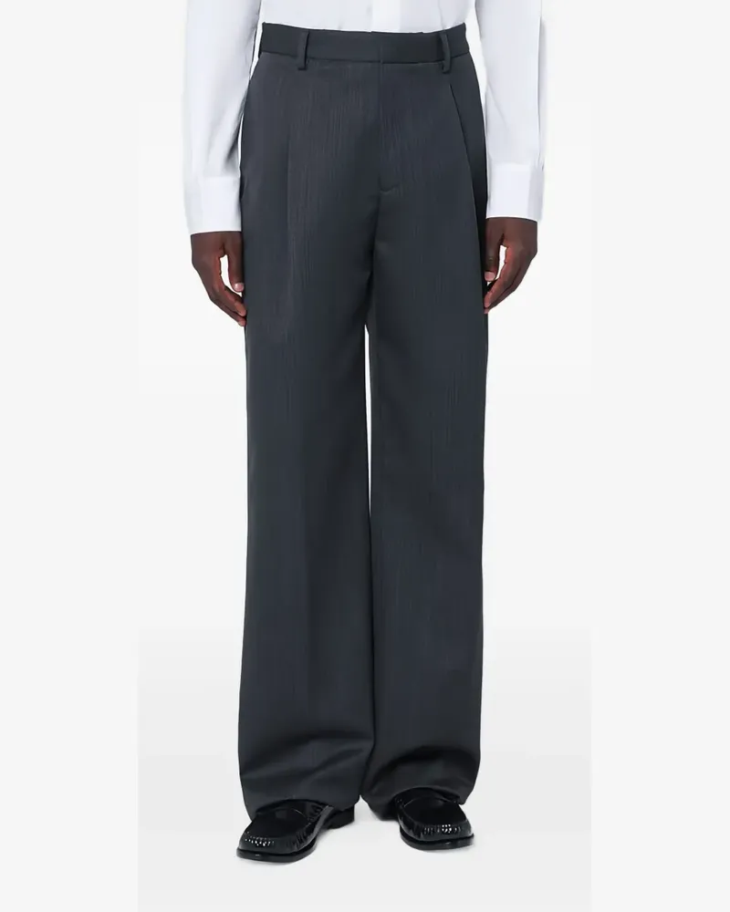 LARDINI Hose mit Falten - Grau Grau