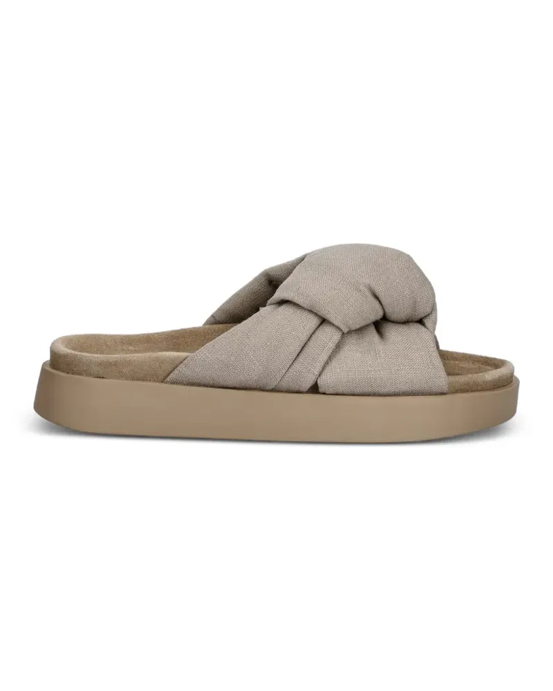 INUIKII Oversized Knot sandals - Nude Nude