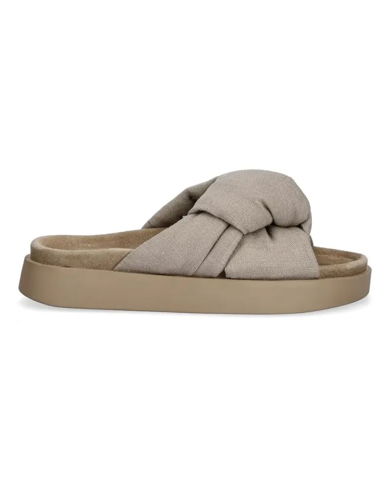 INUIKII Oversized Knot sandals - Nude Nude