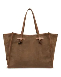 Gianni Chiarini Marcella Tote Bag aus Wildleder Braun