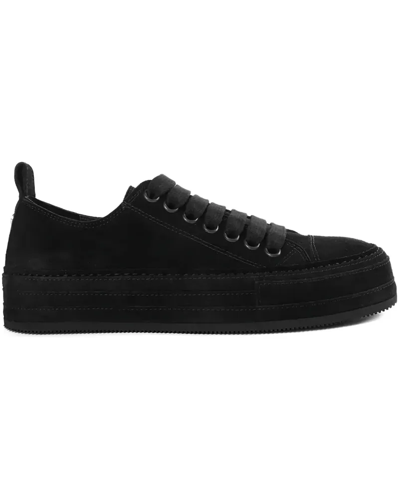 Ann Demeulemeester Sneakers aus Wildleder - Schwarz Schwarz