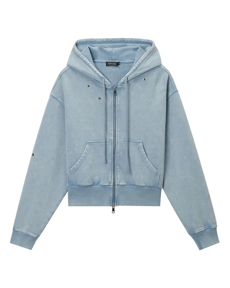 Tout a Coup Kapuzenjacke mit Reißverschluss - Blau Blau