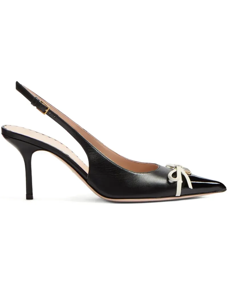 Valentino Garavani Bepointy Slingback-Pumps 80mm - Schwarz Schwarz