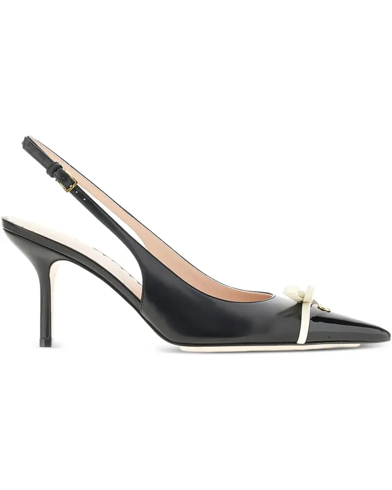 Valentino Garavani Bepointy Slingback-Pumps 80mm - Schwarz Schwarz