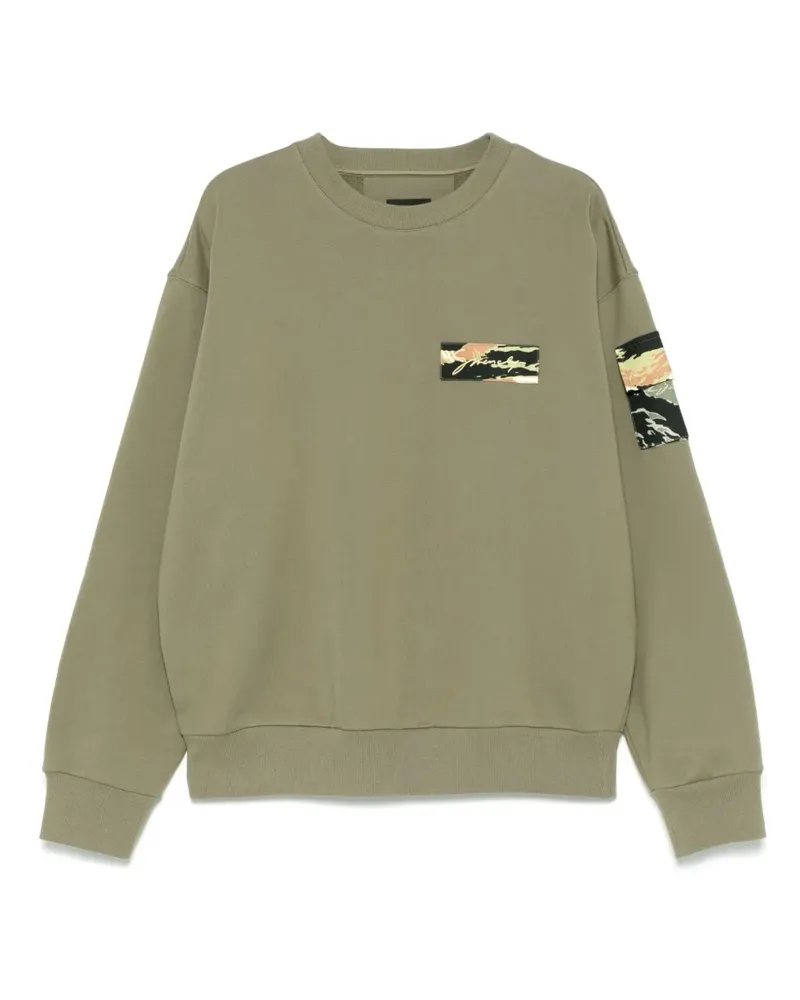Givenchy Sweatshirt mit Camo-Patches - Grün Grün