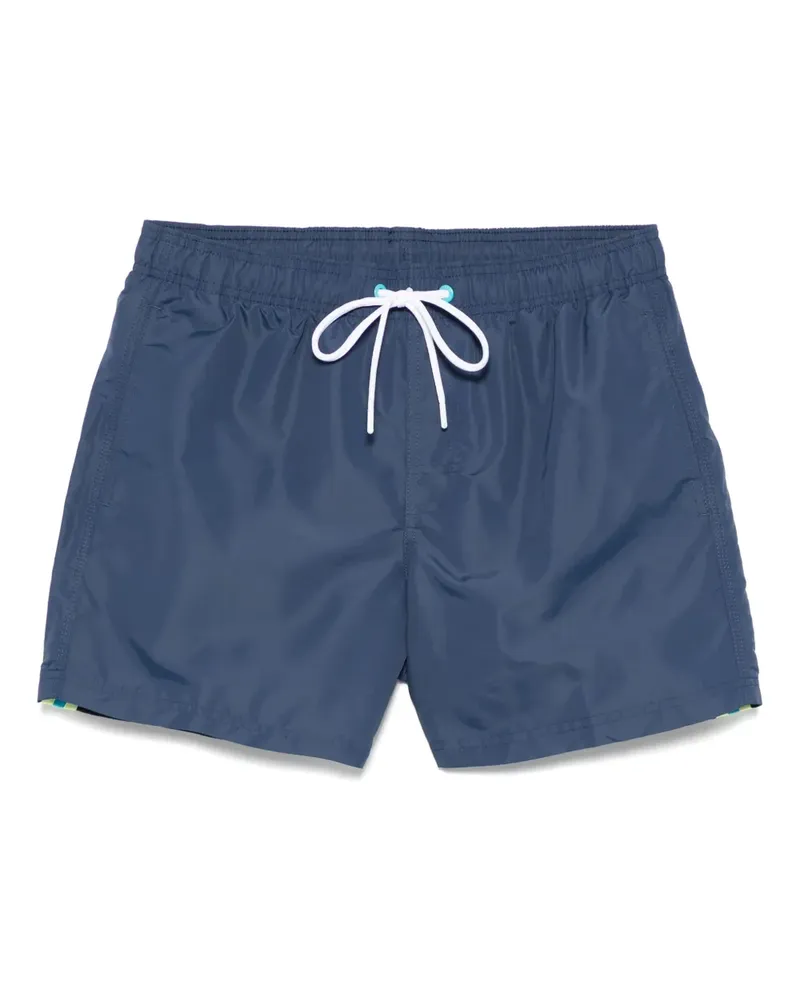 Sundek Badeshorts mit Streifen - Blau Blau