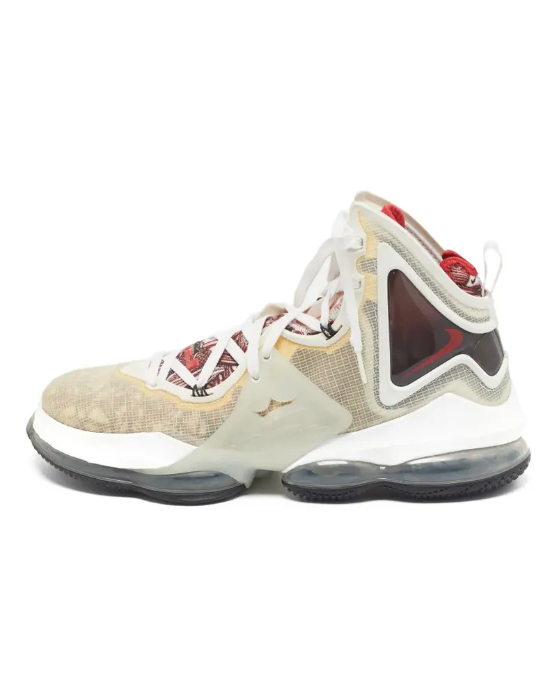 Nike LeBron 19 Sketch High-Top-Sneakers - Weiß Weiß