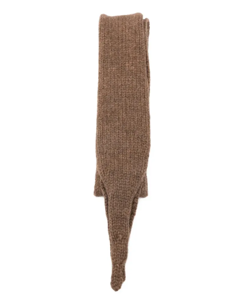 Studio Nicholson knitted tie - Nude Nude