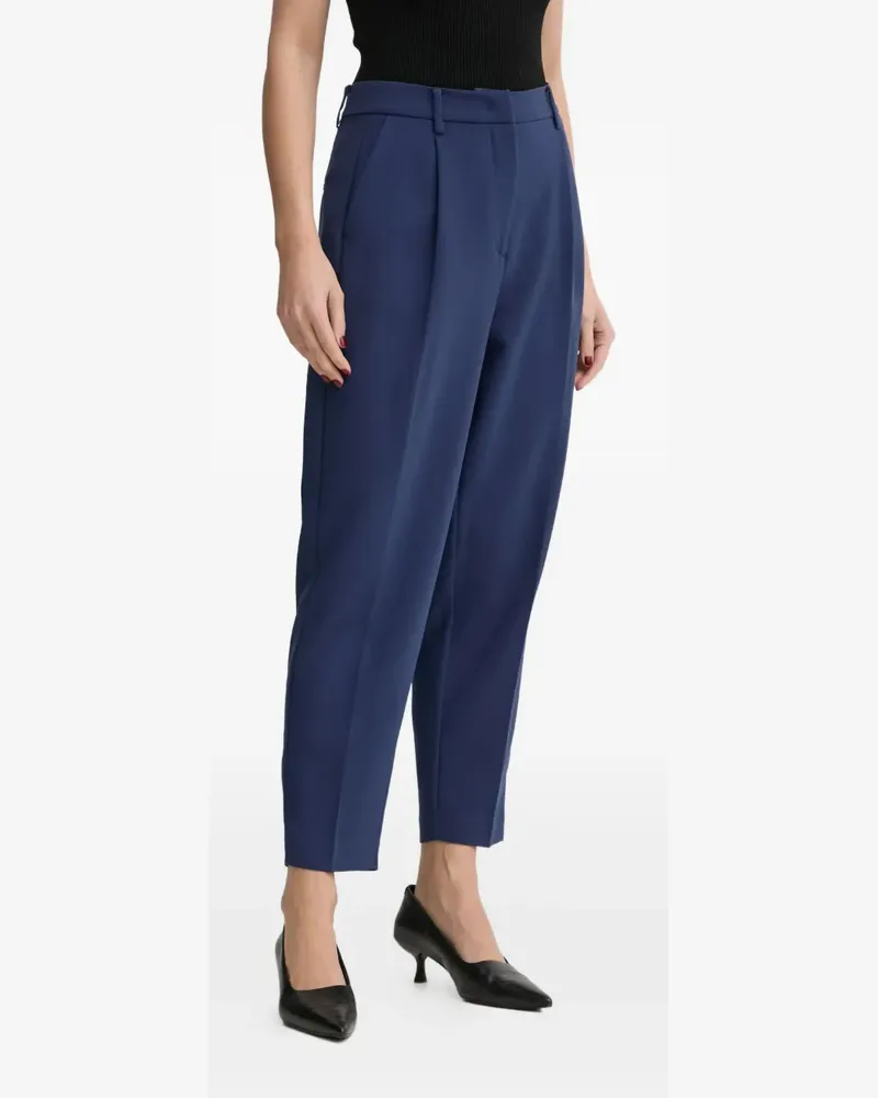 BRUUNS BAZAAR pleated-front trousers - Blau Blau