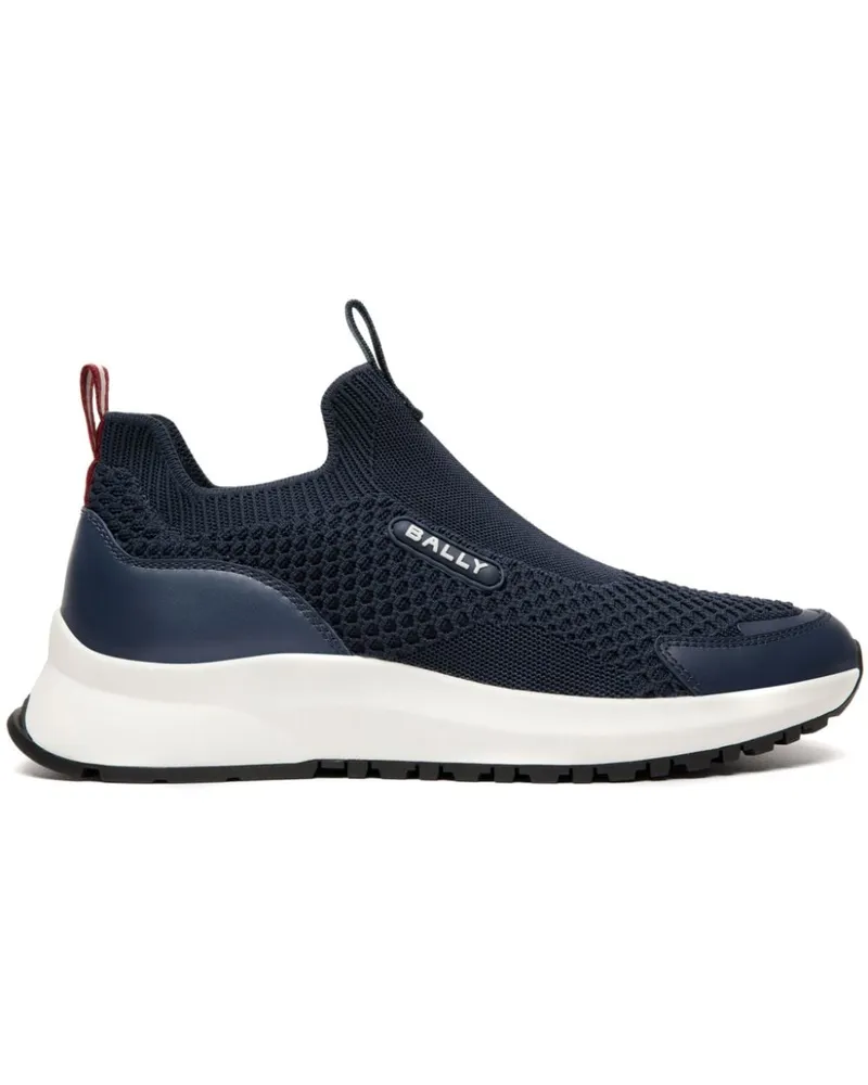 Bally Logo-Sneakers mit Mesh-Einsatz - Blau Blau