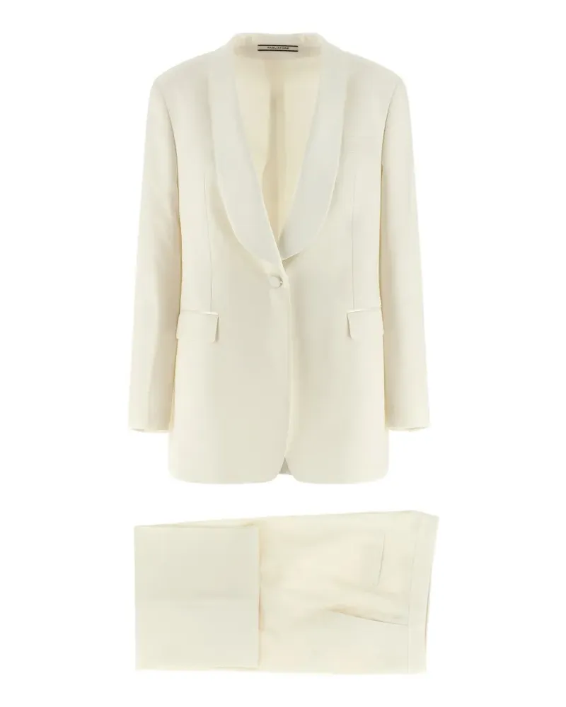 Tagliatore Clarita shawl collar tailored suit - Nude Nude