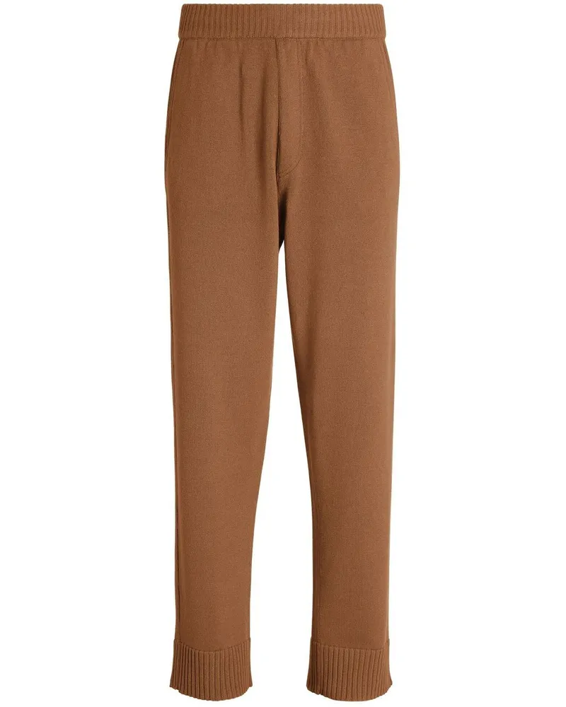 Ermenegildo Zegna Gerade Jogginghose - Braun Braun