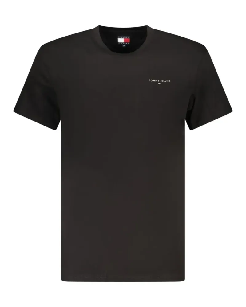 Tommy Hilfiger T-Shirt mit Logo-Print - Schwarz Schwarz