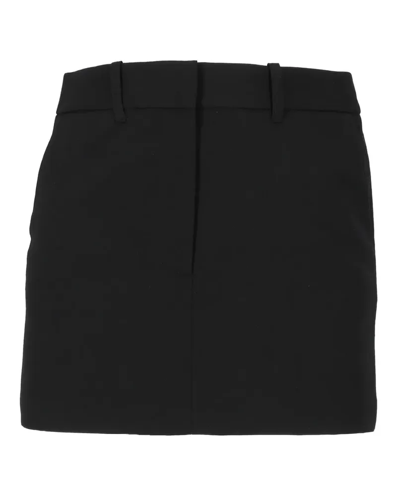Elisabetta Franchi button-flap pocket mini skirt - Schwarz Schwarz