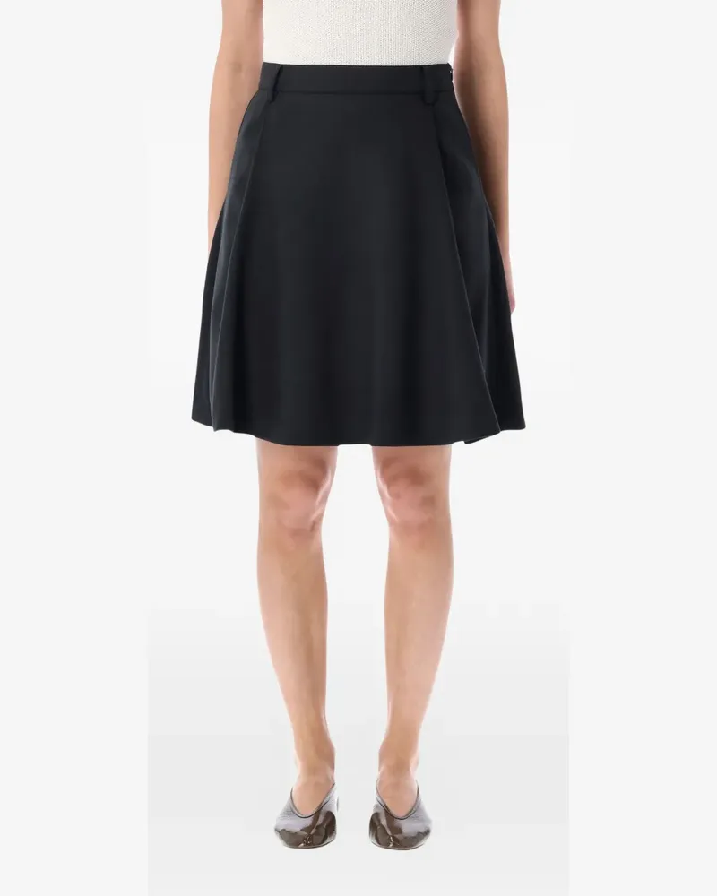 LOW CLASSIC A-line skirt - Schwarz Schwarz