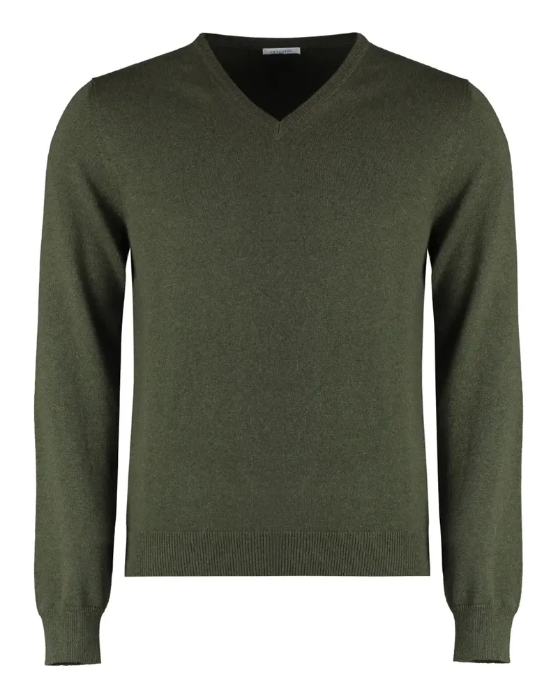 Malo Pullover mit V-Ausschnitt - Grün Grün