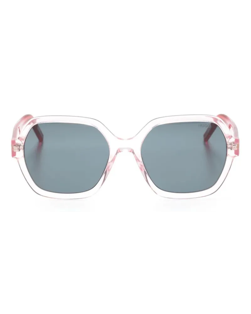 HUGO BOSS Transparente Sonnenbrille Rosa