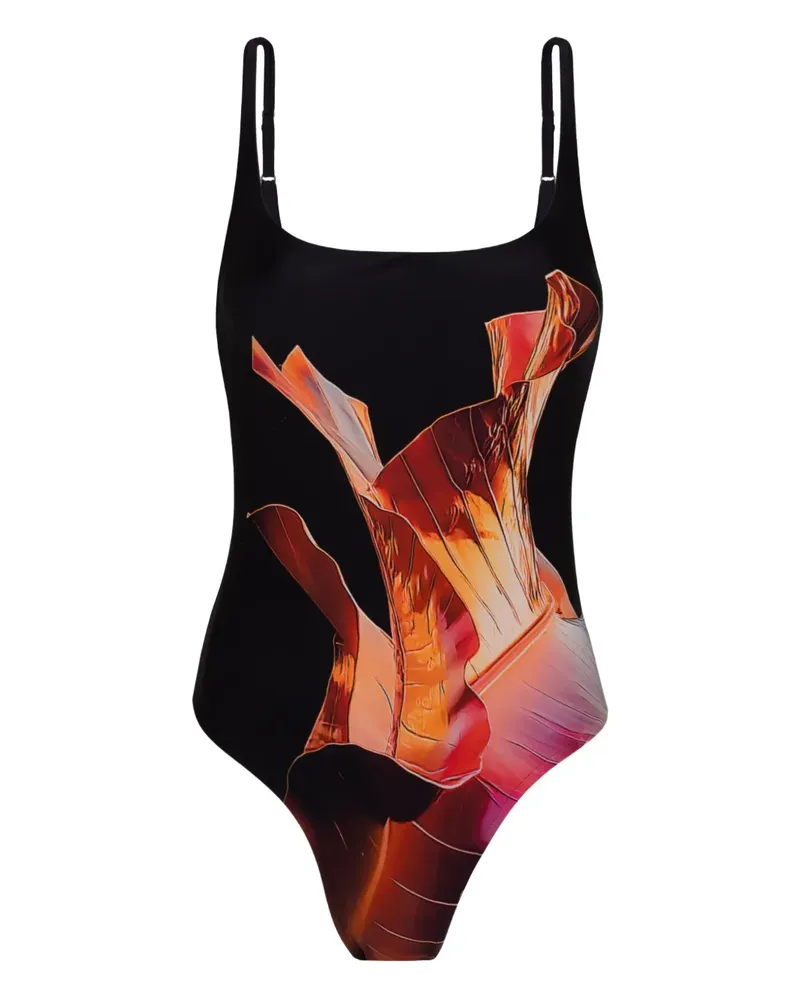 Lenny Niemeyer Badeanzug mit Print - Schwarz Schwarz