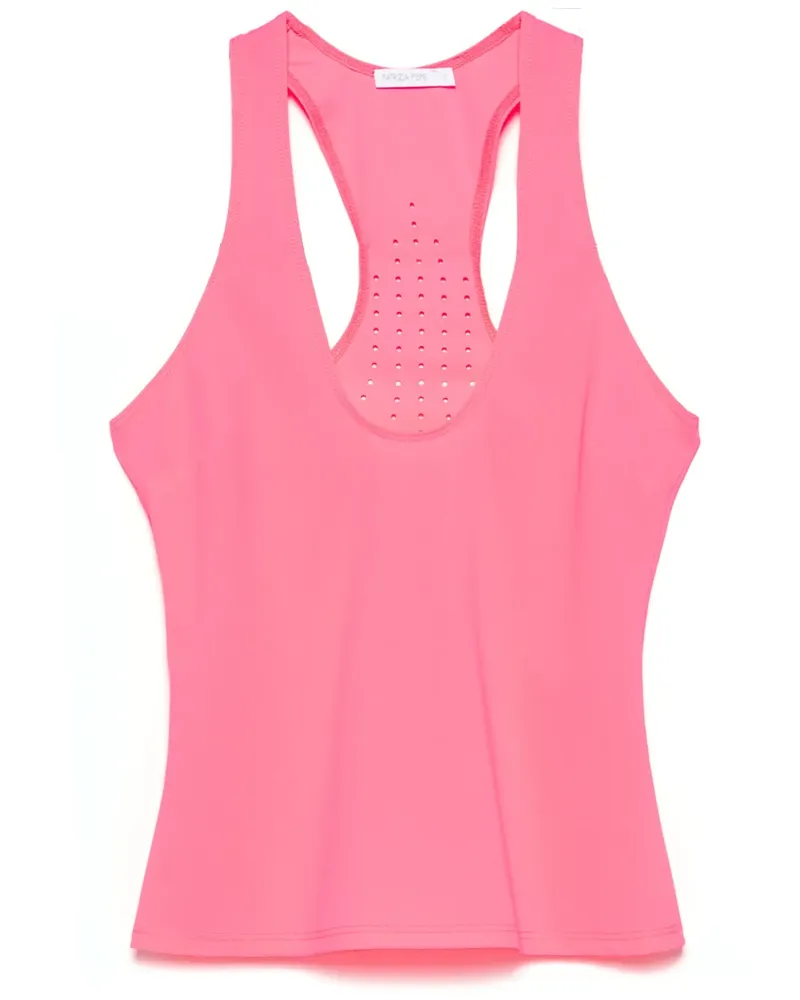 Patrizia Pepe Trägershirt aus Tech-Jersey - Rosa Rosa
