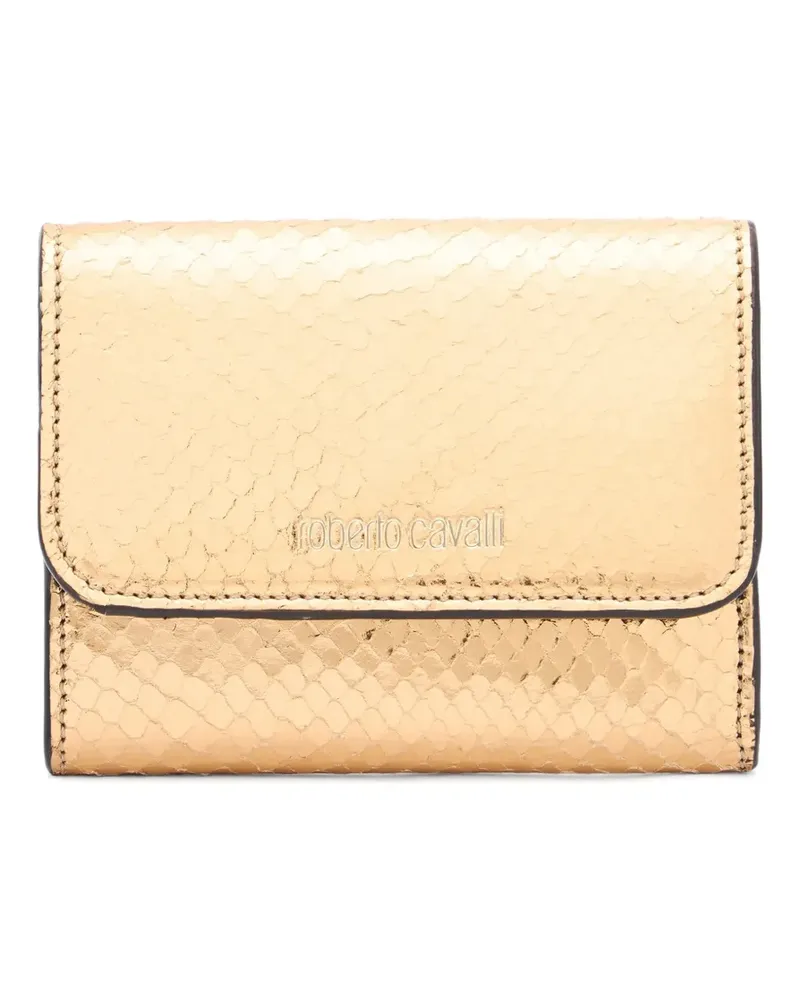 Roberto Cavalli Klassisches Portemonnaie - Gold Gold