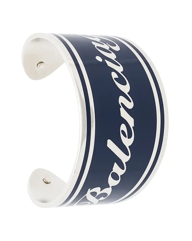 Balenciaga badge bracelet - Blau Blau