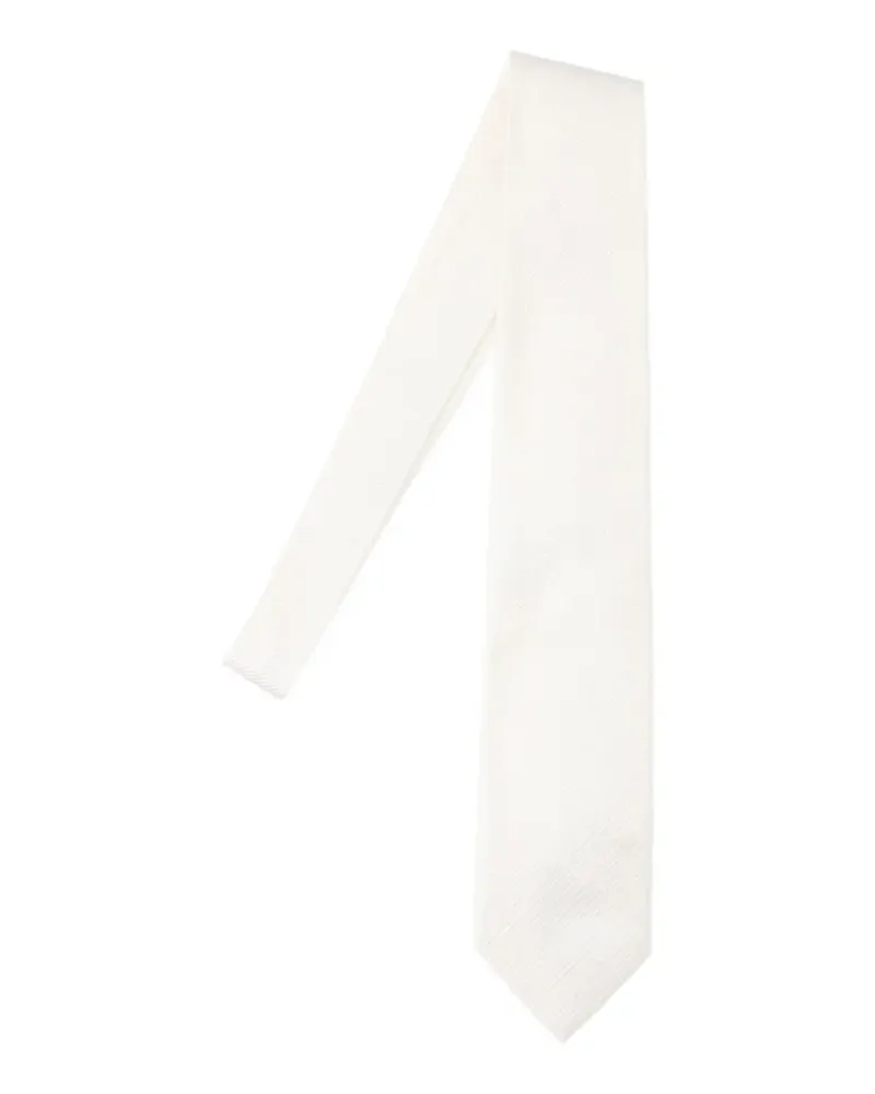 Tom Ford patterned tie - Weiß Weiß
