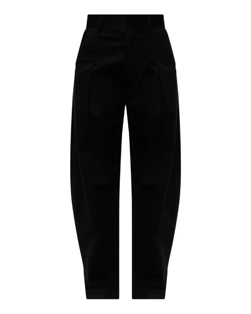 Isabel Marant Lenadia Hose mit Falten - Schwarz Schwarz