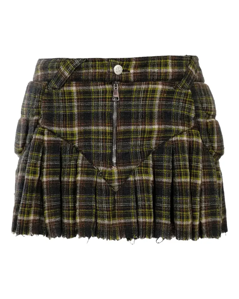 Natasha Zinko Moto Hemd mit Falten - Grün Grün