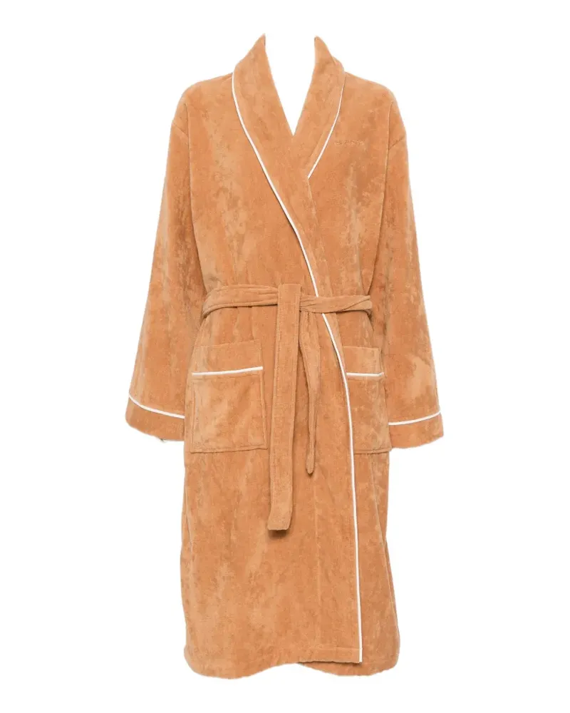 Gant Solid Velour piped robe - Braun Braun