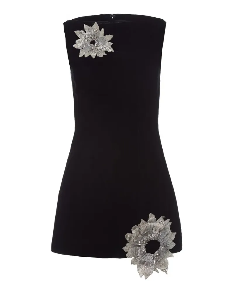 Monse embellished sunflower mini dress - Schwarz Schwarz