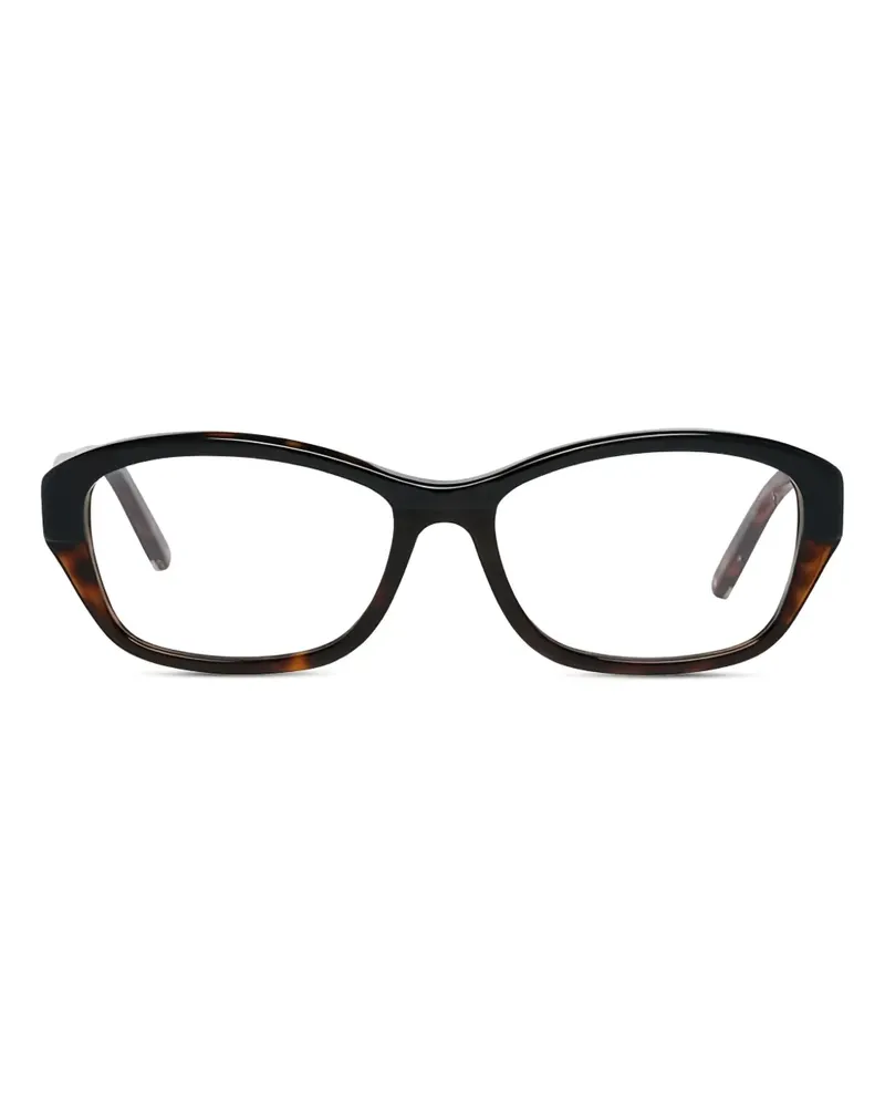 Dsquared2 Eckige Brille mit Logo - Schwarz Schwarz