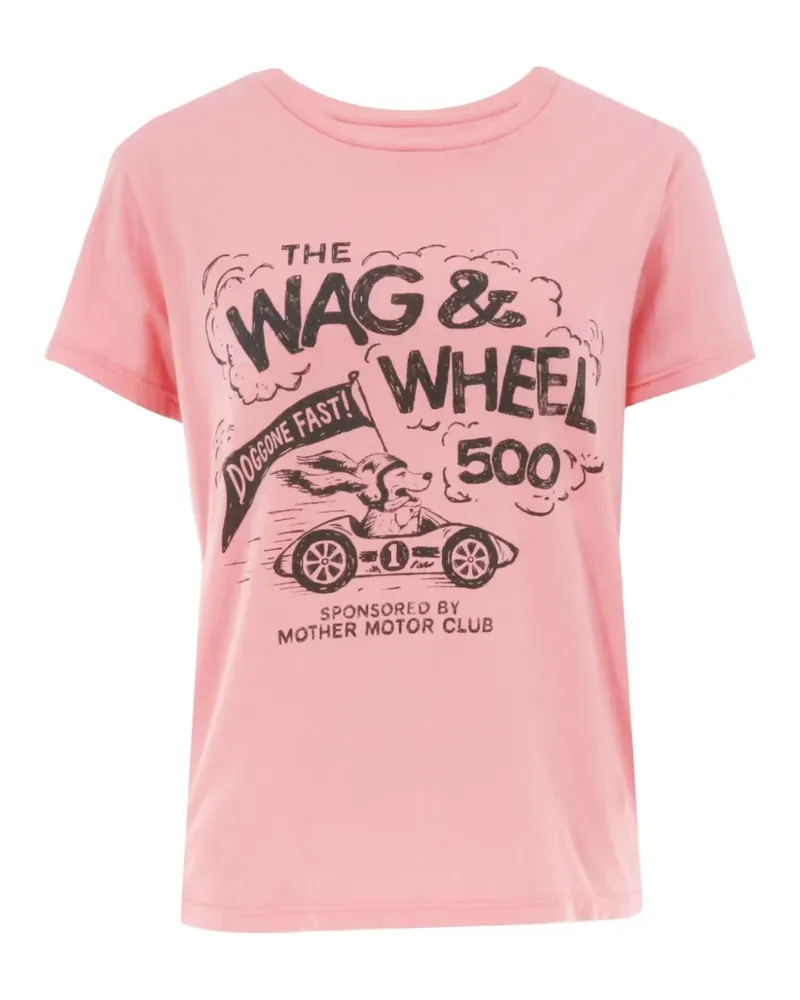Mother The Boxy Goodie Goodie T-Shirt - Rosa Rosa