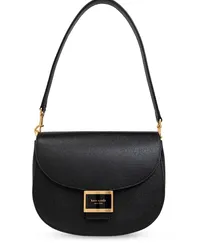 Kate Spade Katy Schultertasche mit Logo-Schild Schwarz