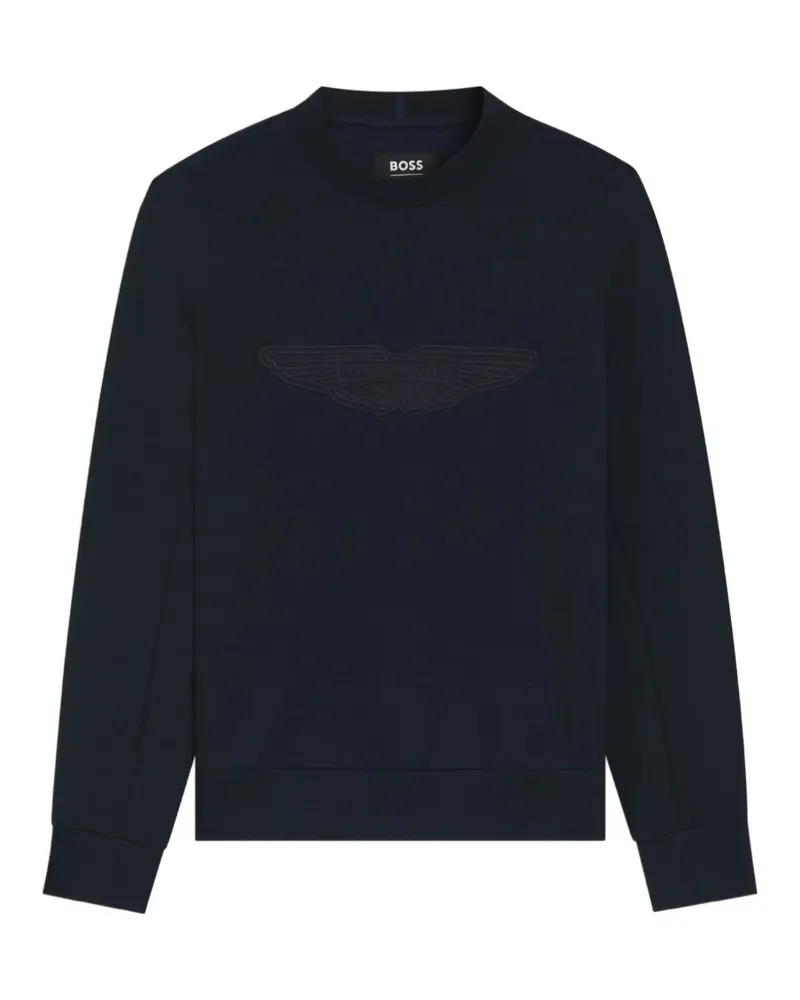 HUGO BOSS x Aston Martin Sweatshirt mit Flügeldetail - Blau Blau