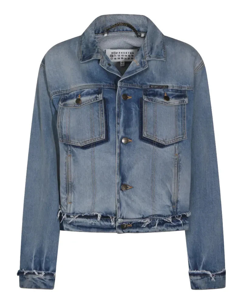 Maison Margiela patch-pockets denim jacket - Blau Blau