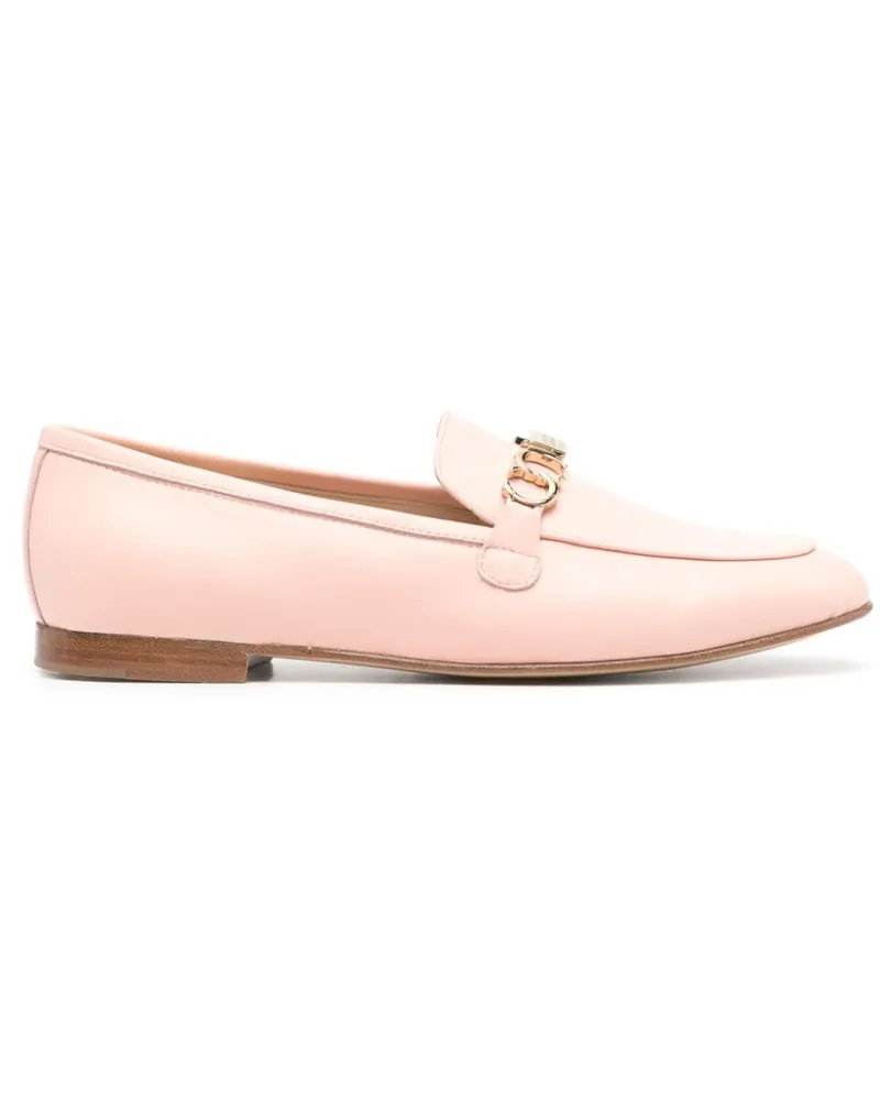 Casadei Loafer mit Logo-Schild - Rosa Rosa