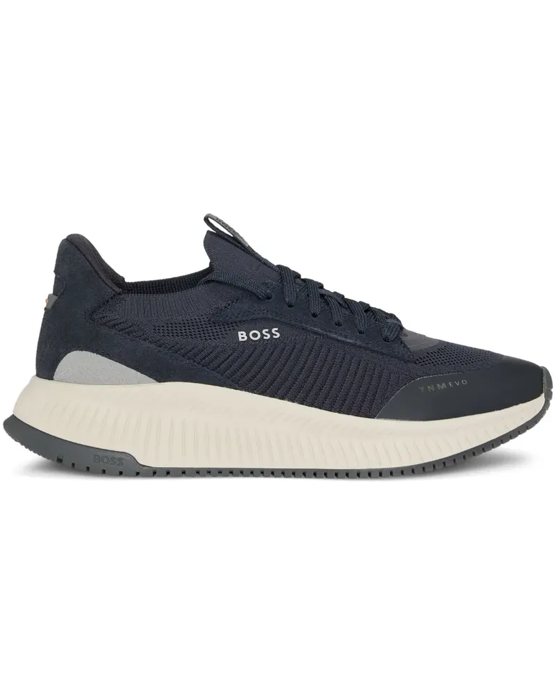 HUGO BOSS Sneakers mit Mesh-Einsatz - Blau Blau
