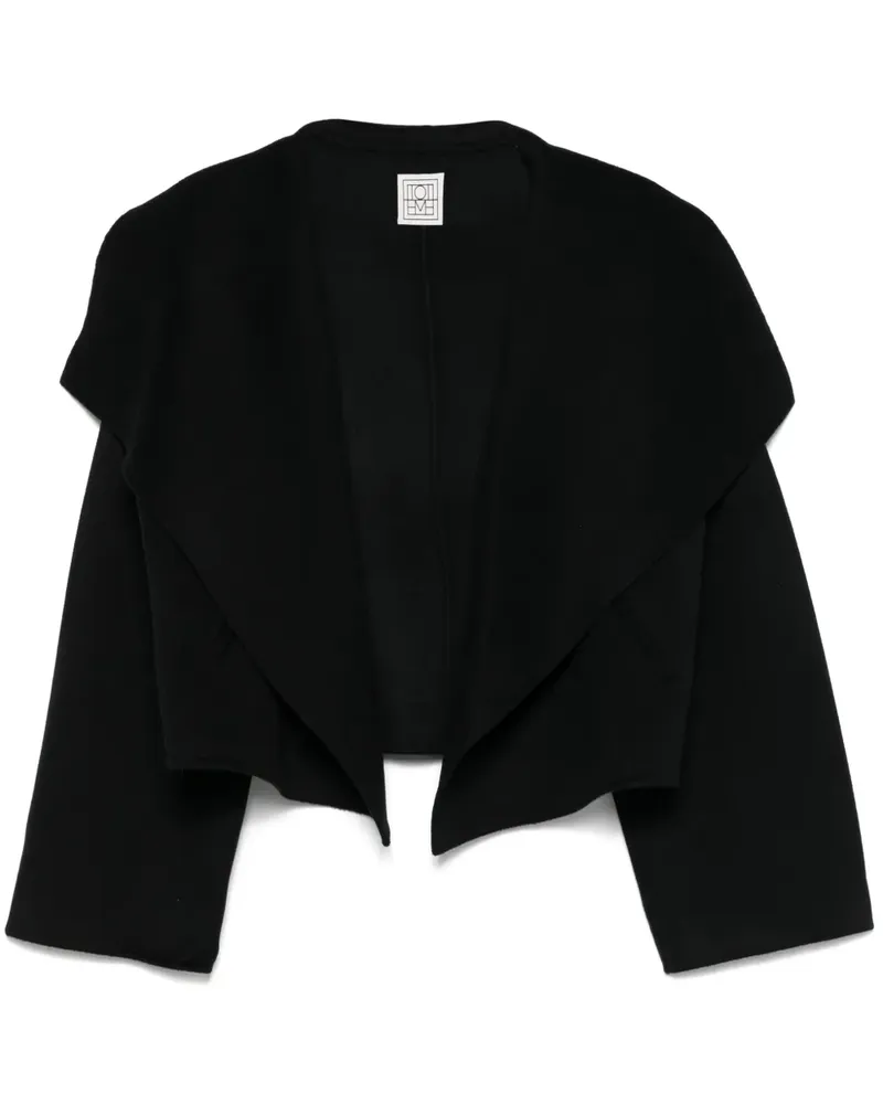 Totême Signature Double Jacke - Schwarz Schwarz