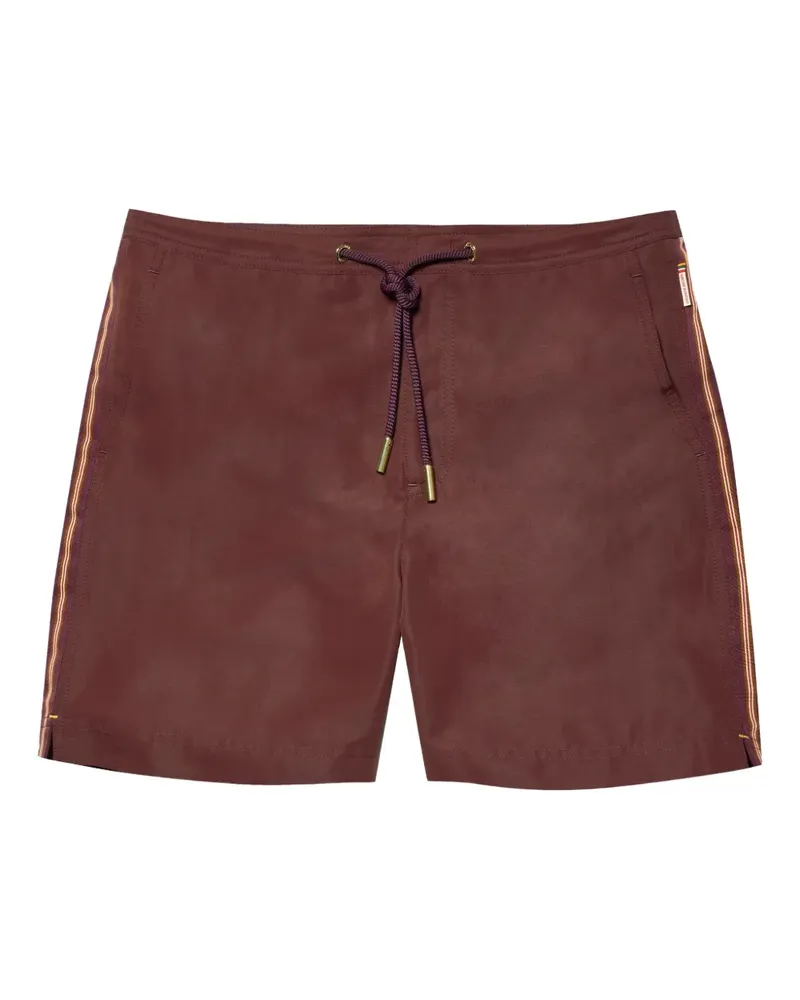 Orlebar Brown Gestreifte Bulldog Badeshorts - Braun Braun