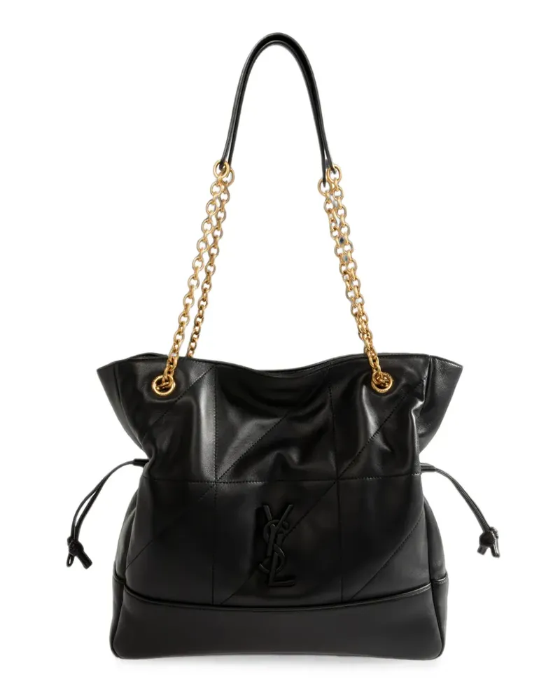 Saint Laurent Kleine Jamie Carré Rive Gauche Tote Bag - Schwarz Schwarz