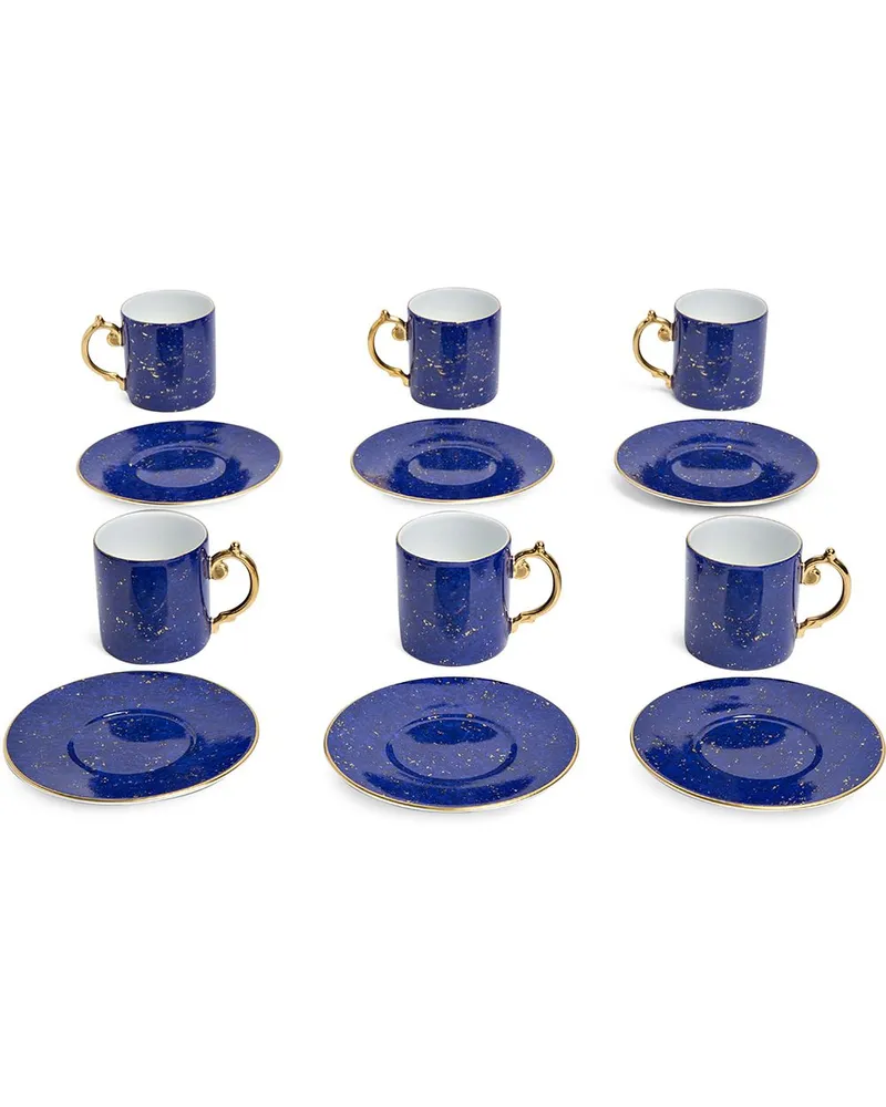 L’OBJET Set aus Espressotassen - Blau Blau