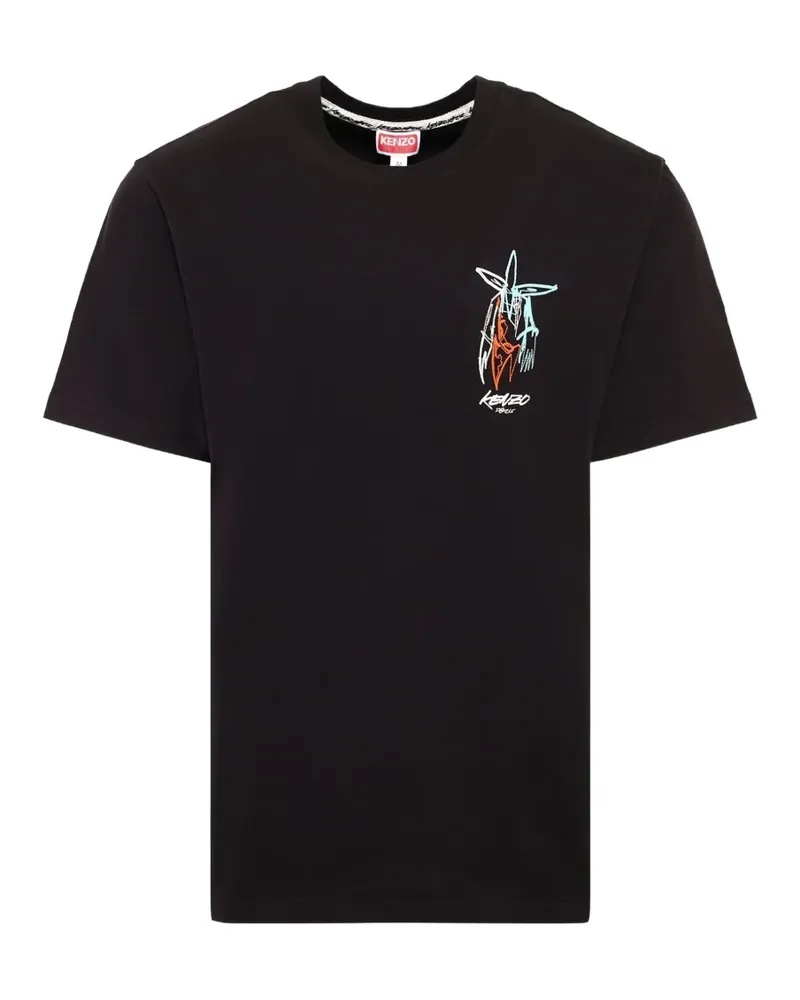 Kenzo x Futura 2000 graphic T-shirt - Schwarz Schwarz