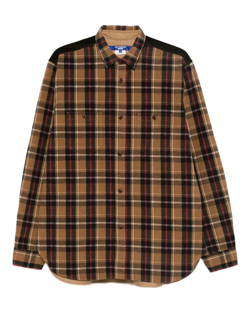 Junya Watanabe Kariertes Hemd - Braun Braun