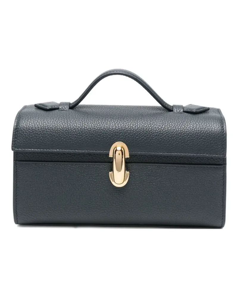SAVETTE Handtasche aus Leder - Blau Blau