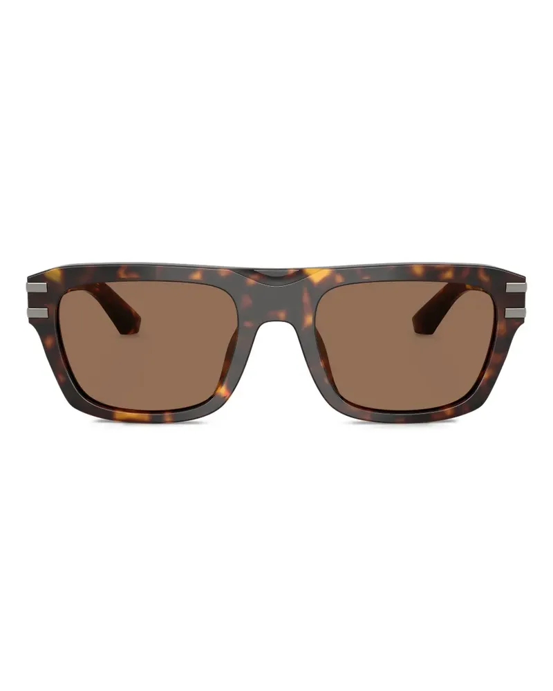 Dolce & Gabbana Sonnenbrille mit eckigem Gestell - Braun Braun